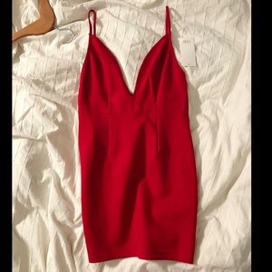 TOBI Sadie red bodycon dress